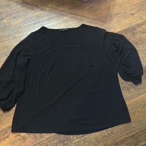 Adrianna papell  1x black blouse